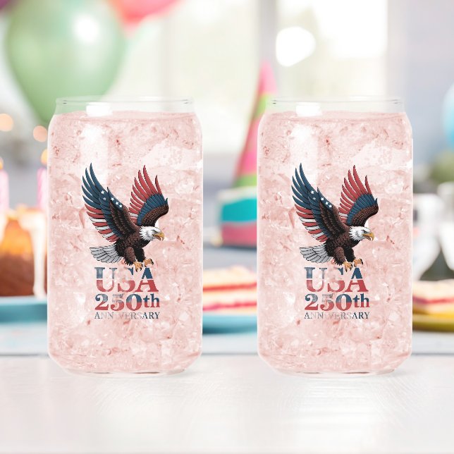Vaso Con Forma De Lata 250 aniversario de EE. UU. (Insitu (Cumpleaños))