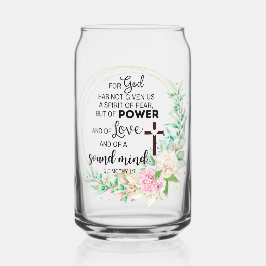 Vaso Con Forma De Lata 2 Timoteo 1:7 Dios no ha dado espíritu de miedo