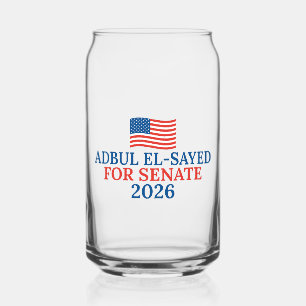 Vaso Con Forma De Lata Abdul El-Sayed al Senado Elección 2026