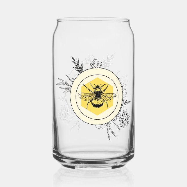 Vaso Con Forma De Lata Abeja (Anverso)