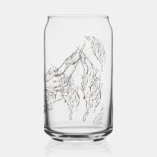 Vaso Con Forma De Lata abstracto