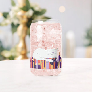 Vaso Con Forma De Lata Aburrido, pero adorable, vidrio "Can"