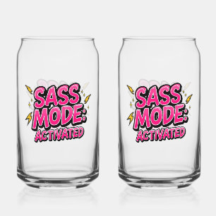 Vaso Con Forma De Lata Actitud Sassy y Arte Pop Atrevido