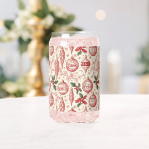 Vaso Con Forma De Lata Adornos de Navidad de Toile Rojo Chinoiserie
