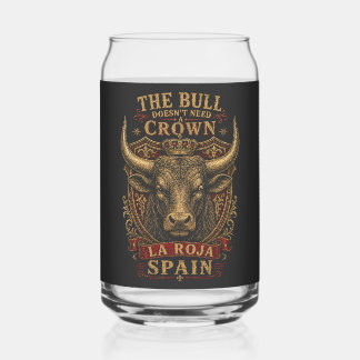 Vaso Con Forma De Lata Aficionado del fútbol España La Roja Toro