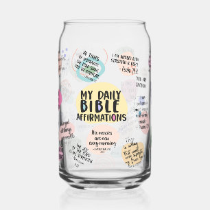Vaso Con Forma De Lata Afirmaciones bíblicas diarias