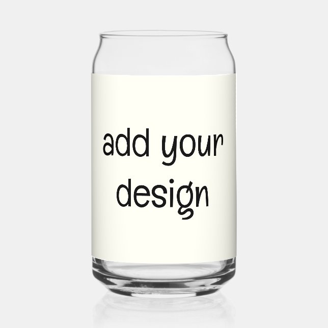 Vaso Con Forma De Lata agregar su diseño (Reverso )