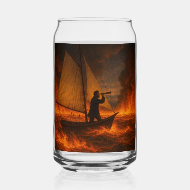 Vaso Con Forma De Lata Agua de incendios (Anverso)