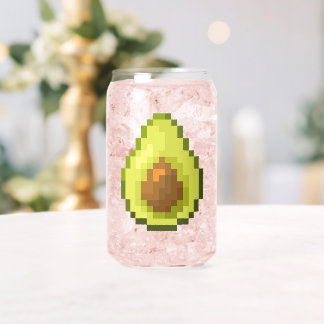 Vaso Con Forma De Lata Aguacate