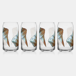 Vaso Con Forma De Lata Aguas marinas