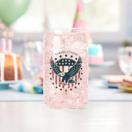 Vaso Con Forma De Lata Águila Americana Retro