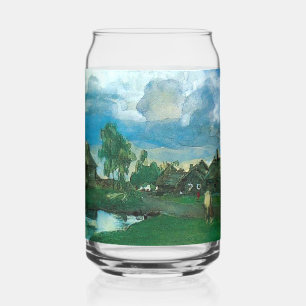 Vaso Con Forma De Lata Aldea rusa Valentin Serov