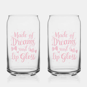 Vaso Con Forma De Lata Amante de la Tipografía de Maquillaje Estético Dul