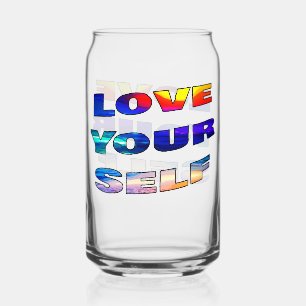 Vaso Con Forma De Lata Amar tu propio yo -