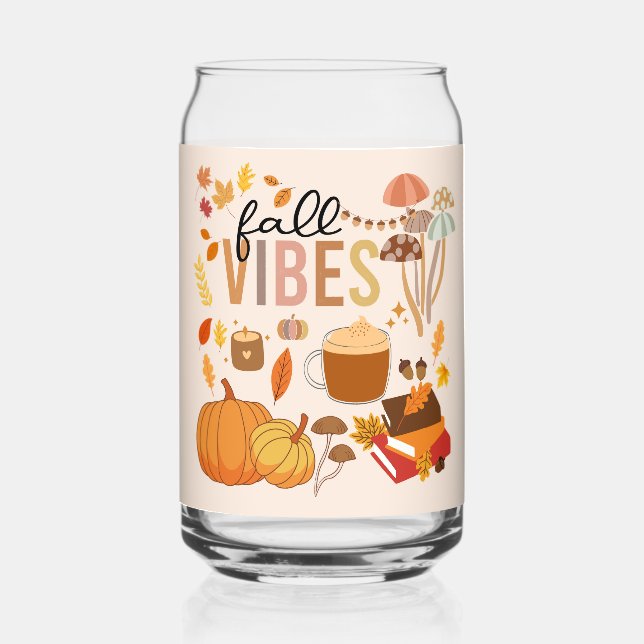 Vaso Con Forma De Lata Ambiente de otoño (Anverso)