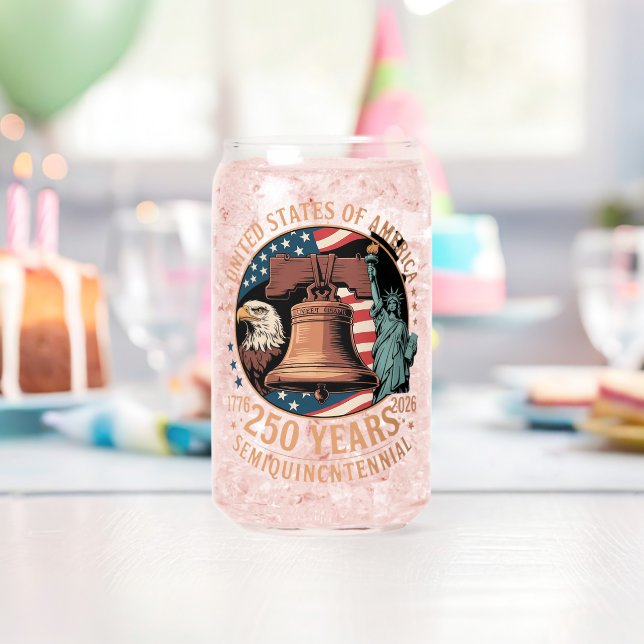 Vaso Con Forma De Lata América 250 Años (Insitu (Cumpleaños))