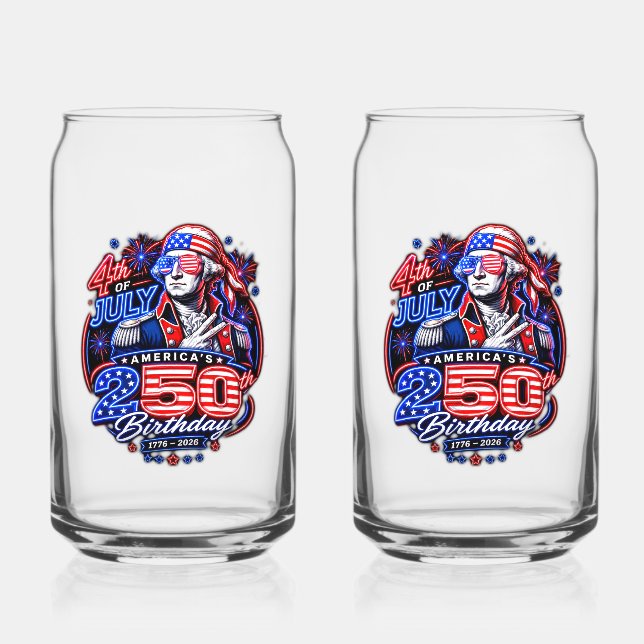 Vaso Con Forma De Lata América 250 Dos (Anverso)
