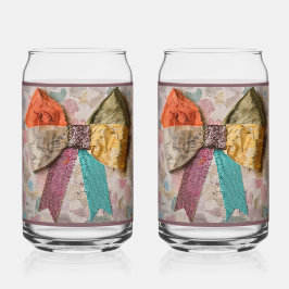 Vaso Con Forma De Lata Amethyst Bow Soda Glass