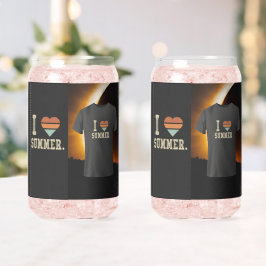 Vaso Con Forma De Lata Amo el verano