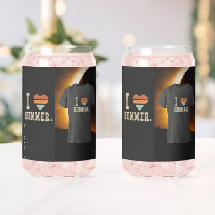 Vaso Con Forma De Lata Amo el verano