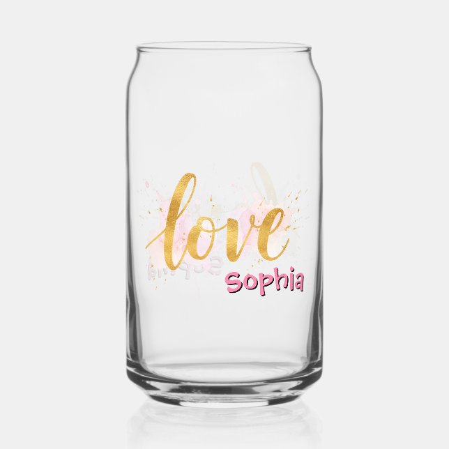 Vaso Con Forma De Lata Amor (Anverso)