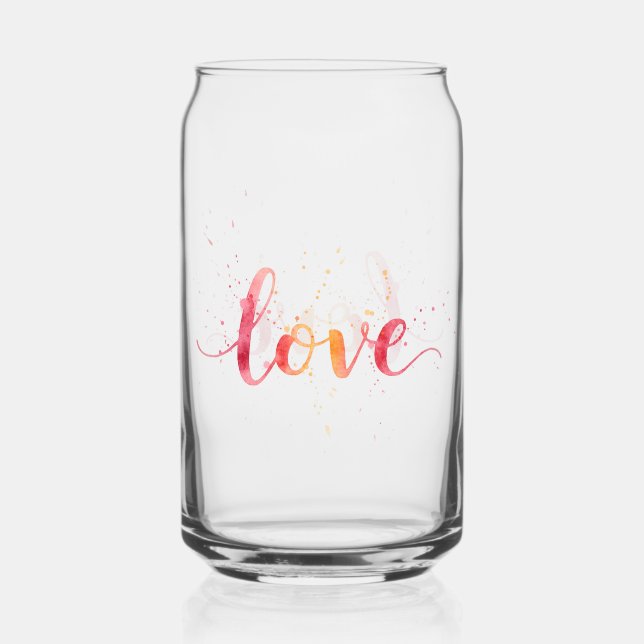 Vaso Con Forma De Lata Amor (Anverso)