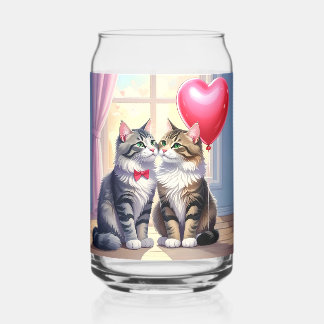 Vaso Con Forma De Lata Amor al gato