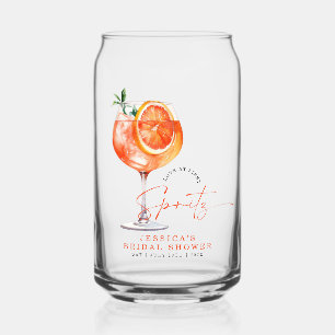 Vaso Con Forma De Lata Amor Moderno En La Primera Ducha Bridal Spritz