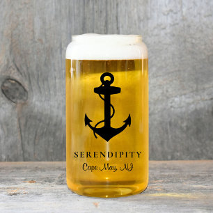 Vaso Con Forma De Lata Anclaje clásico del barco