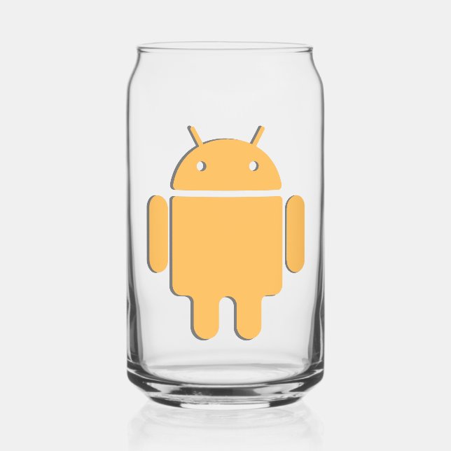Vaso Con Forma De Lata Android (Anverso)
