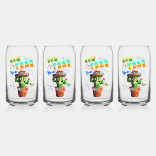 Vaso Con Forma De Lata Año nuevo
