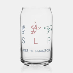 Vaso Con Forma De Lata Apreciación personalizada del patólogo de voz de S