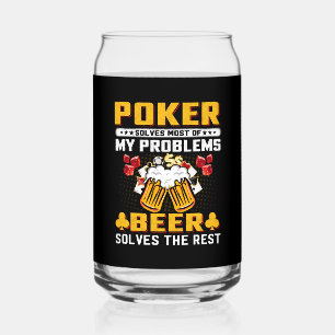 Vaso Con Forma De Lata Apuestas divertidas de póquer con cerveza