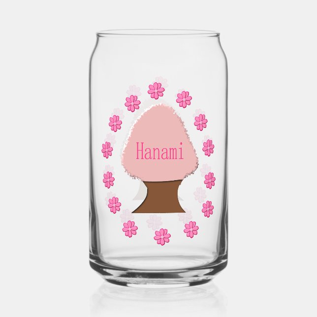 Vaso Con Forma De Lata Árbol de cerezas japonés Hanami (Anverso)