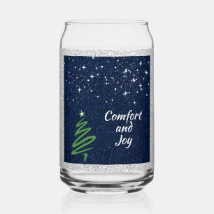 Vaso Con Forma De Lata Árbol de Navidad moderno verde festivo