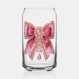Vaso Con Forma De Lata arco de resplandor rosa