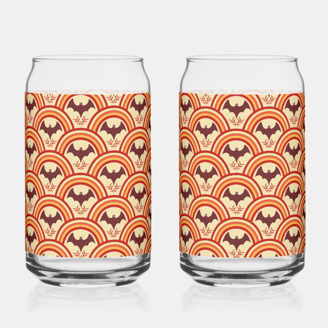 Vaso Con Forma De Lata Arcoiris de Halloween (Anverso)