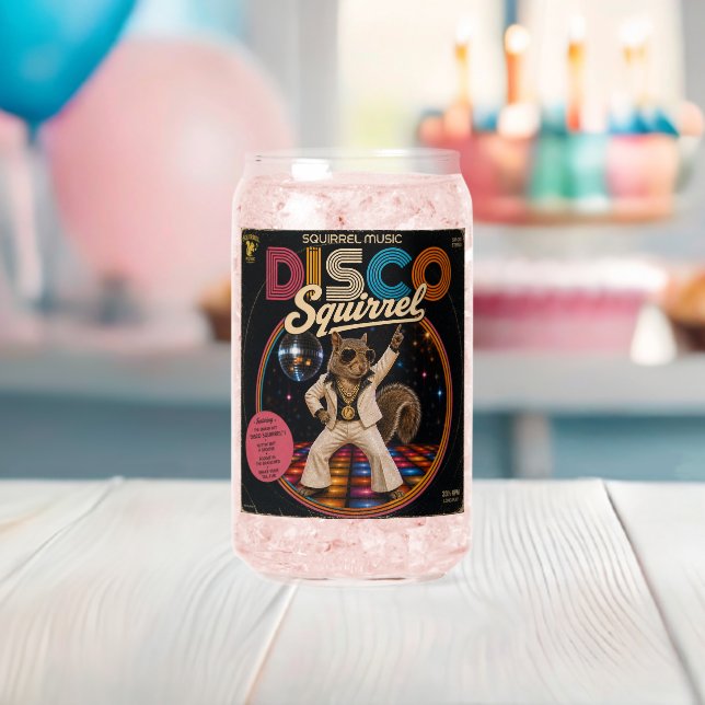 Vaso Con Forma De Lata Ardilla Disco (Insitu (Baby Shower))