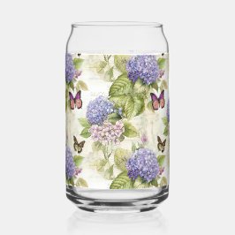 Vaso Con Forma De Lata Armonía de hidrangea púrpura celestial