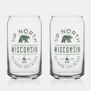 Vaso Con Forma De Lata Arriba del norte de Wisconsin
