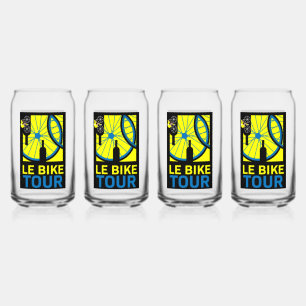 Vaso Con Forma De Lata Arte de Tour de Bicicleta