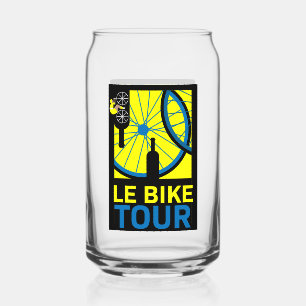 Vaso Con Forma De Lata Arte de turismo en bicicleta