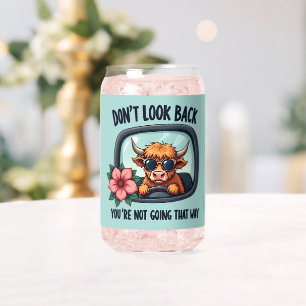 Vaso Con Forma De Lata Arte Motivacional Occidental Retro Divertido de Va