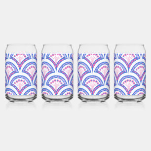 Vaso Con Forma De Lata Arte Ornamental Vintage Elegante