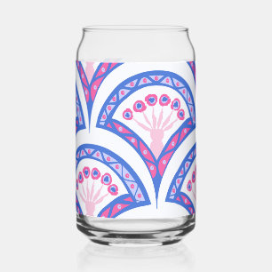Vaso Con Forma De Lata Arte Ornamental Vintage Elegante