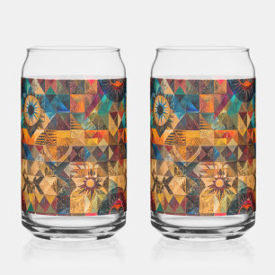 Vaso Con Forma De Lata "Artista hereditaria" de 16oz de vidrio P