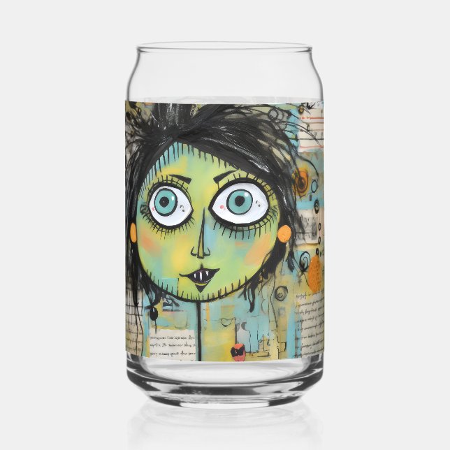 Vaso Con Forma De Lata ArtLady 15 Encantadora y angustiada (Anverso)