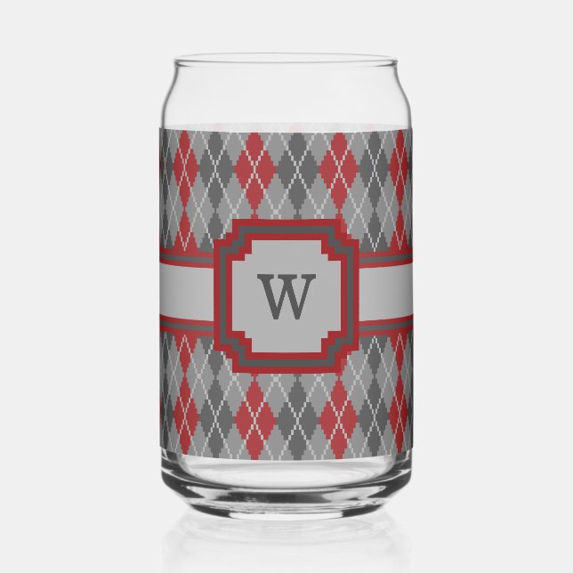 Vaso Con Forma De Lata Ashes and Embers Argyle (Anverso)