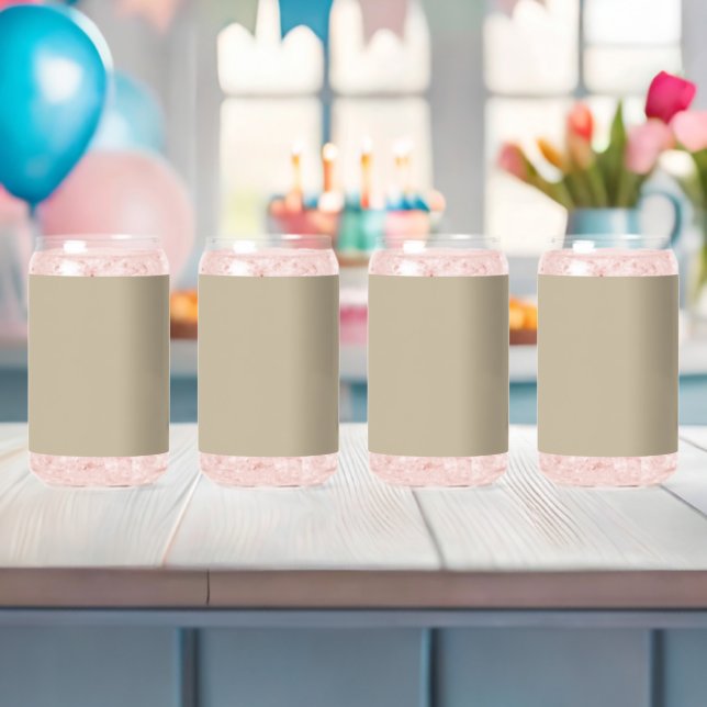 Vaso Con Forma De Lata Aspecto corporativo con un empresario en traje y t (Insitu (Baby Shower))