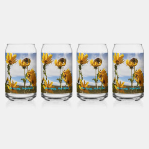 Vaso Con Forma De Lata Atardecer de pradera